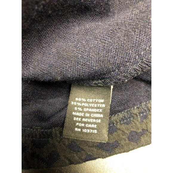 Sharagano Dress Womens Size 8 Textured Knit Gray Blue Fitted Office Cocktail - Picture 7 of 9